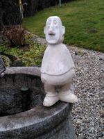 Mann aus Holz weiss beschichtet (Garten Dekor)