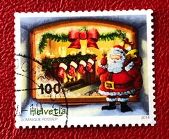 Nr.1527 Weihnachtsmann GESTEMPELT 2014  ﻿  