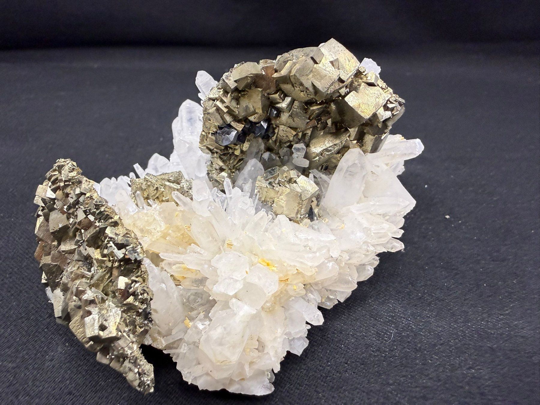 Minerali & Pietre curative: Pyrite pseudomorph after Pyrrhotit with Sphalerit – Usato da Schinznach Bad venduto da Demerald 7