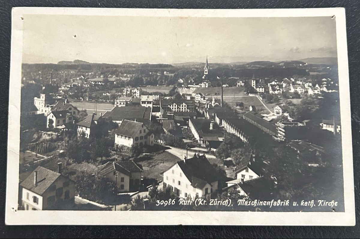 Cartes postales: Fotokarte Rüti  – D'occasion à Horw par Tellbub
