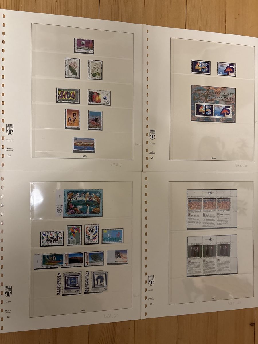 Tutti i francobolli: UNO Briefmarken Sammlung Schweiz 1969 -1995 – Nuovo (secondo la descrizione) da Freienstein venduto da Golfbueb 6