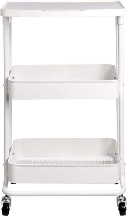 Metall-Rollregal Mit 5 Etagen, 2268 Kg Traglast – Robustes Drahtregal Mit Rädern, Verstellbar, Für Garage, Küche & Industrie (91,4x35,6x182,9 Cm)