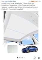 Tesla Model Y Sonnenschutz GAFAT (2021–2024) – Wie neu!