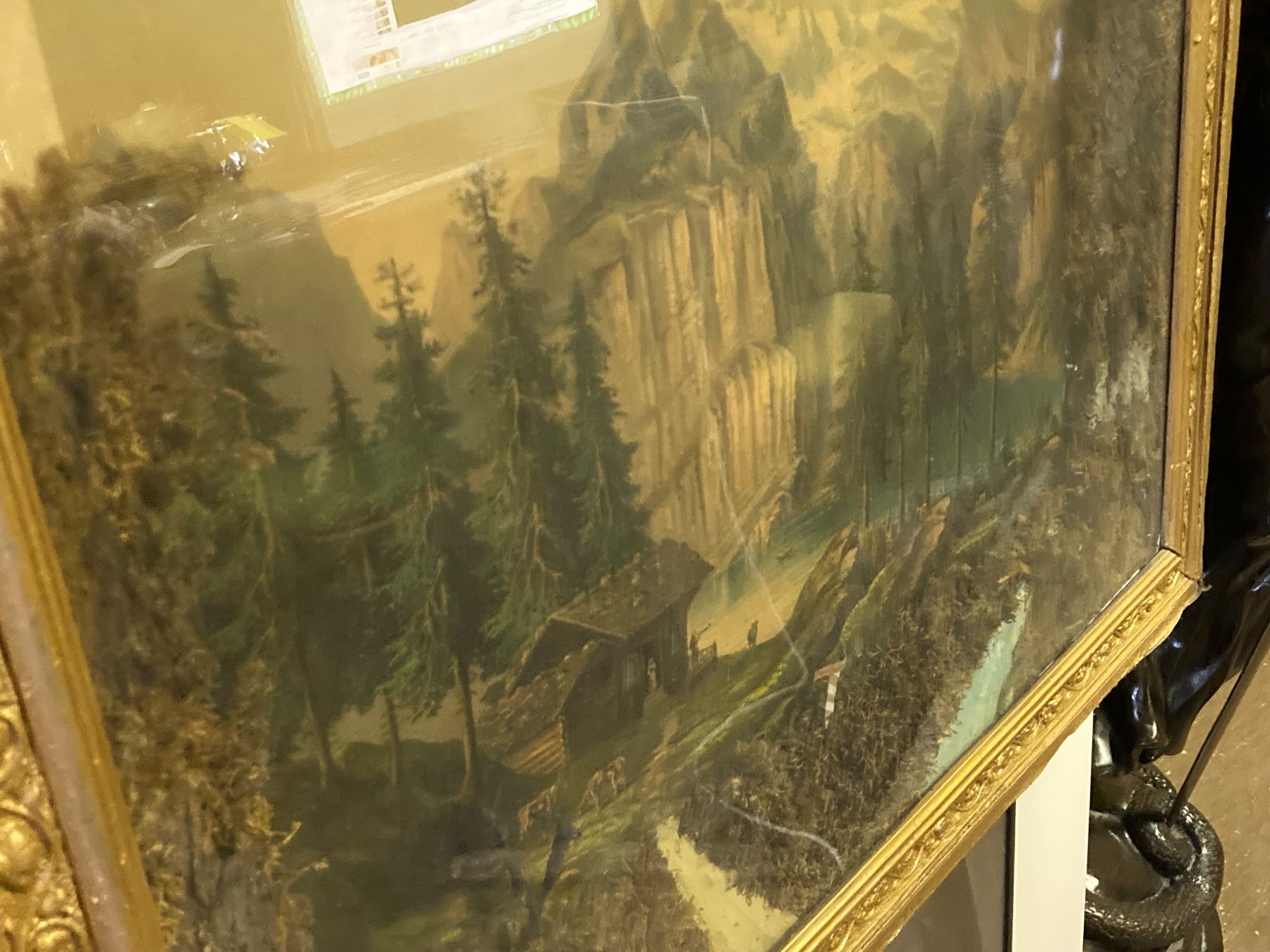 Dipinti: Antikes 3D Bild Collage Oeschinensee anonym – Usato da Bern venduto da Jwpm66 4