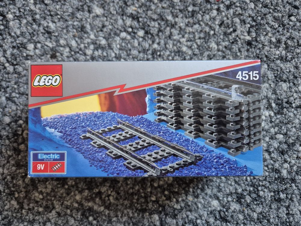 Original Lego Vintage 9V Electric Schiene (4515) (Neu und ...