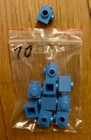 Lego 10 x Brick, Modified 1 x 1 with Studs on 2 Sides -26604