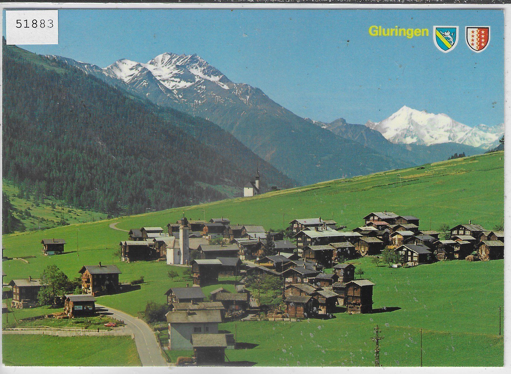 Cartes postales: Gluringen - Generalansicht – D'occasion à Ettingen par Kartenplanet