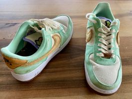 Nike Womens Air Force 1 Happy Pineapple Grösse 39 Sneaker