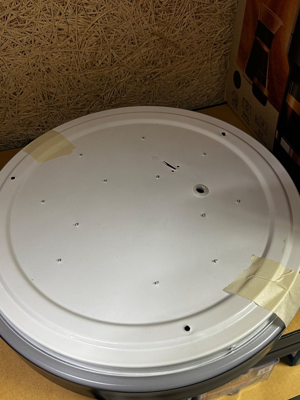 Lampadari & plafoniere: Deckenlampe schwarz/weiss aus Kunststoff – Usato da Fahrweid venduto da sacha.c 1