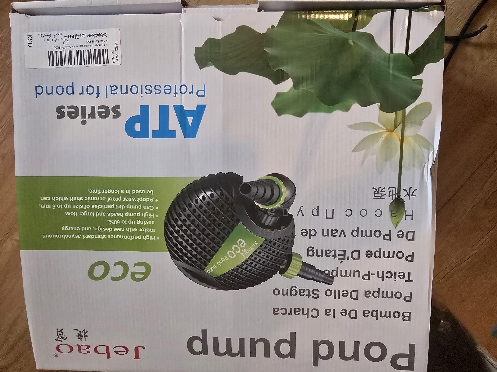 Pompe & Parti di ricambio: Teichpumpe ATP18000 Eco – Nuovo e nell'imballaggio originale da Neftenbach venduto da fish79 5