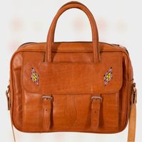 Laptoptasche Leder / Unikat / Vintage / Handgemacht