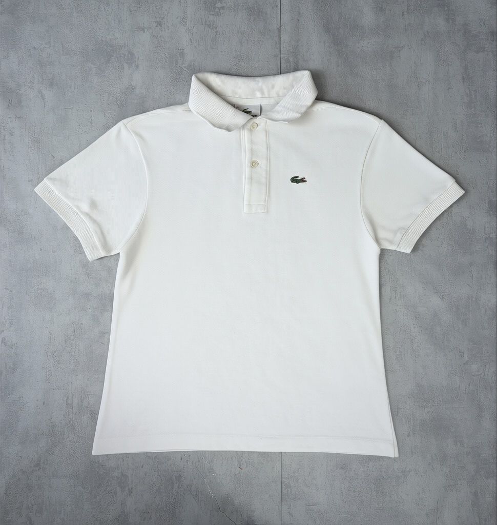 Lacoste Chemises, T-shirts & Polos: Polo Lacoste Blanc Cassé - Taille 14 Ans #3 – Neuf (Voir description) à Hauterive NE par Leo_o