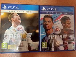 FIFA 18 Ronaldo und FIFA 19 Champions Edition PS4 Doppelpack