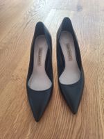 Zara Basic Echtleder Pumps, Schwarz, Gr. 37, Top Zustand