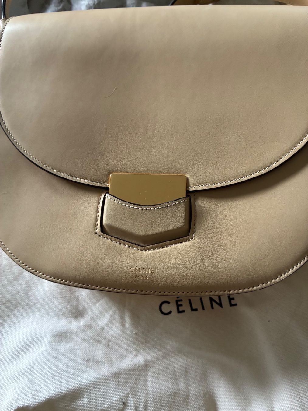 Celine Borse: CÉLINE Summer Bag Medium Leather Ivory (Old Céline) – Nuovo e nell'imballaggio originale da Zürich venduto da DrODrMo 1