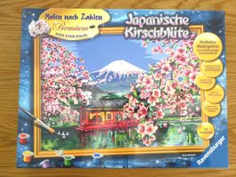 Mahlen nach Zahlen, Japanische Kirschblüten, Ravensburger