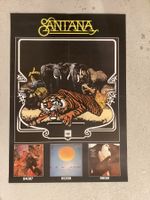 Promoplakat Santana (Plakat hat Falze)