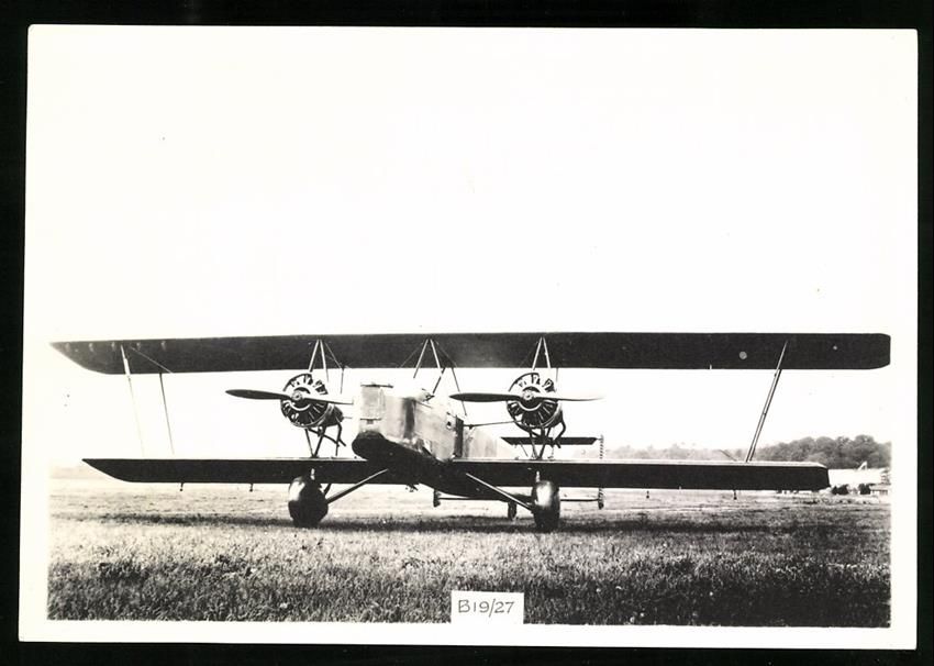 Fotografie & Manifesti: Fotografie 1.WK, Flugzeug Vickers B19 /  – Usato da Berlin venduto da bartko-reher