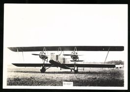 Fotografie 1.WK, Flugzeug Vickers B19 / 