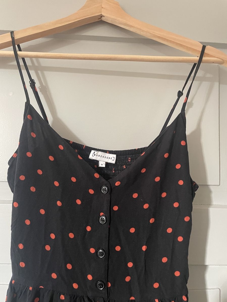 Vestiti: Warehouse gepunktetes Sommerkleid – Usato da Zürich venduto da M500ZH 1