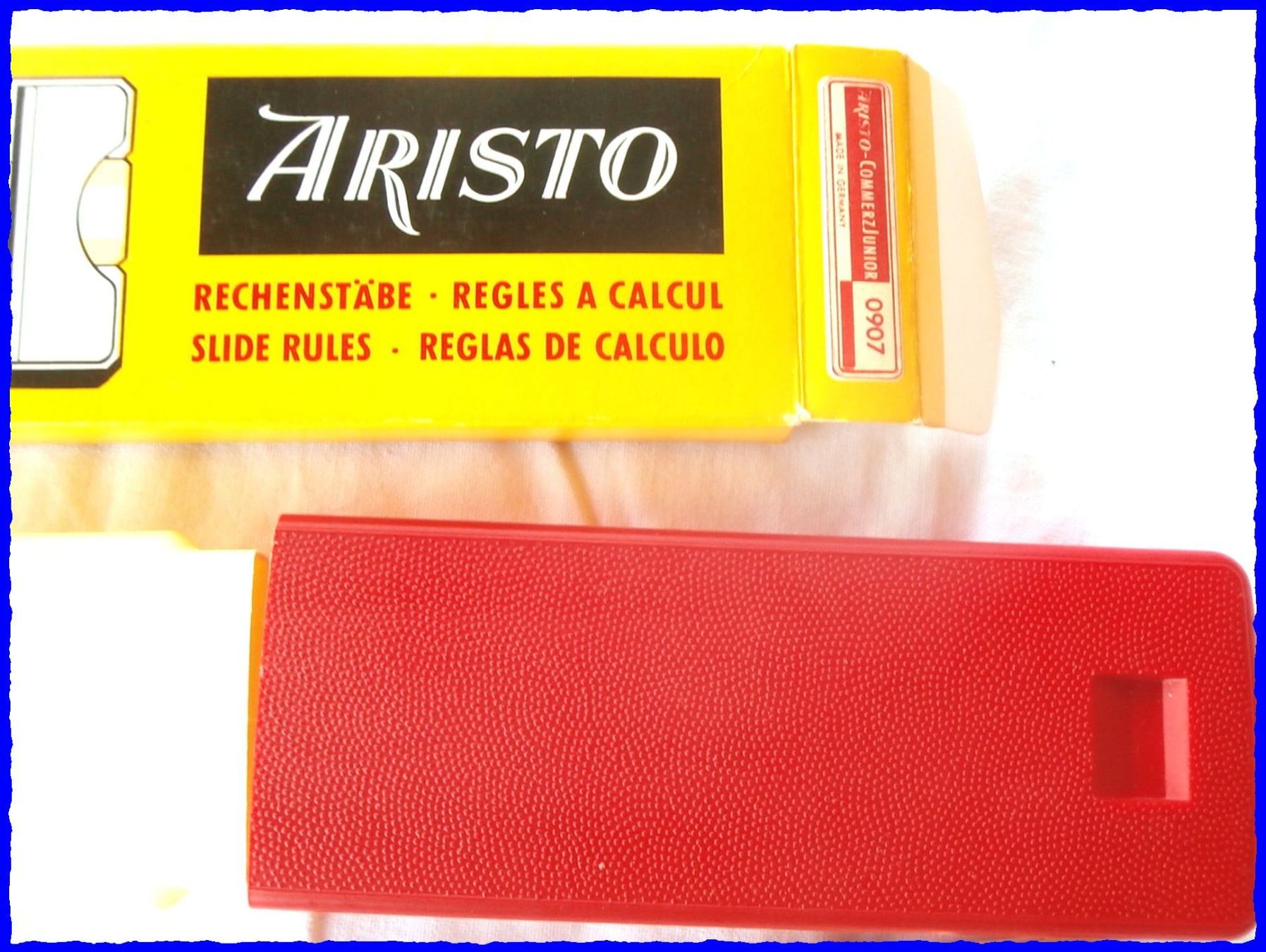 Calcolatrici tascabili: RECHENSCHIEBER ARISTO - Commerz - Junior "0907" - mit Box – Usato da Worblaufen venduto da Re_mo81 5
