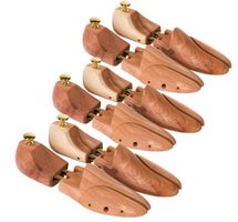 3 Paar Schuhspanner aus Zedernholz 42-43