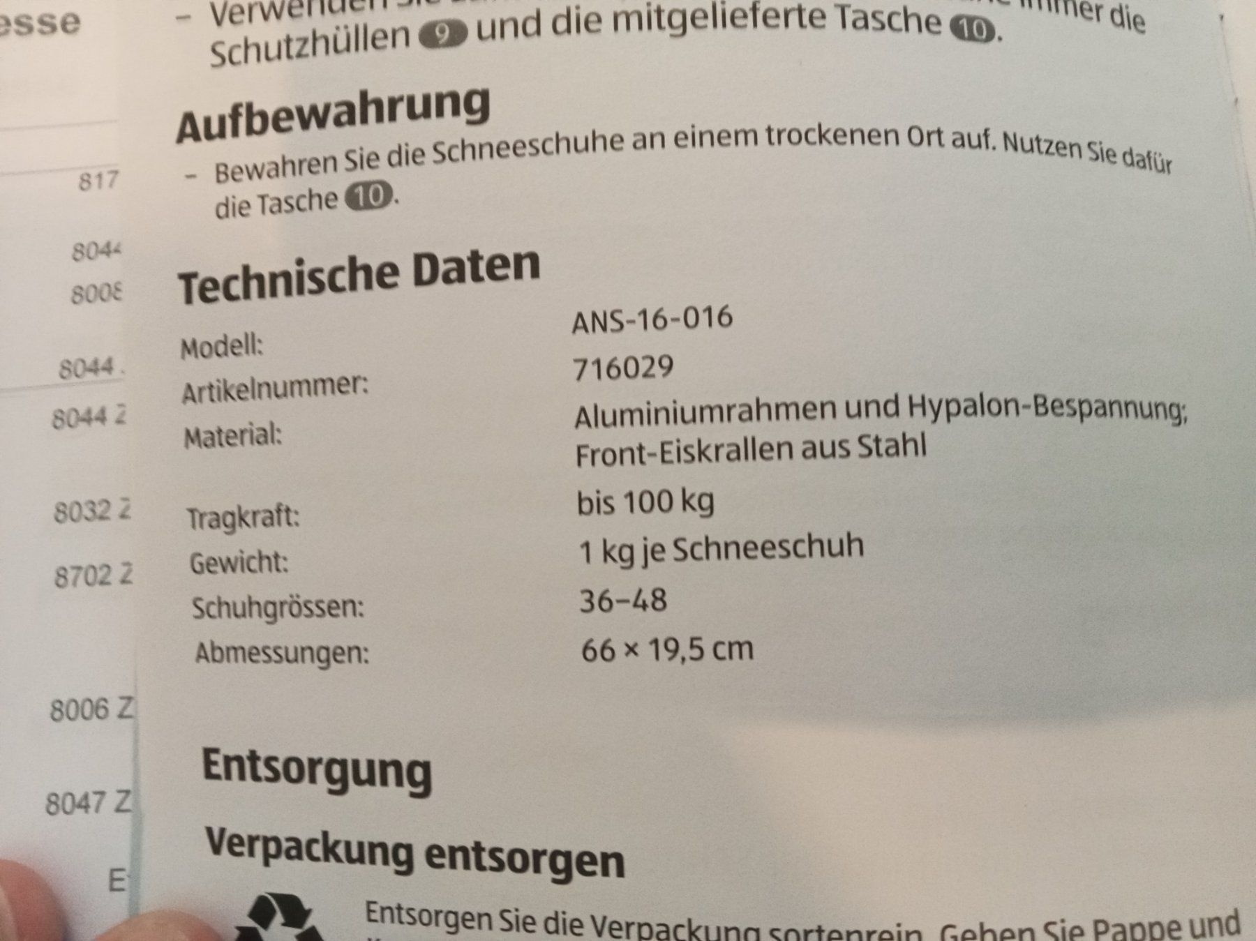 Sci: neue Schneeschuhe – Nuovo e nell'imballaggio originale da zürich venduto da Bsp1 3
