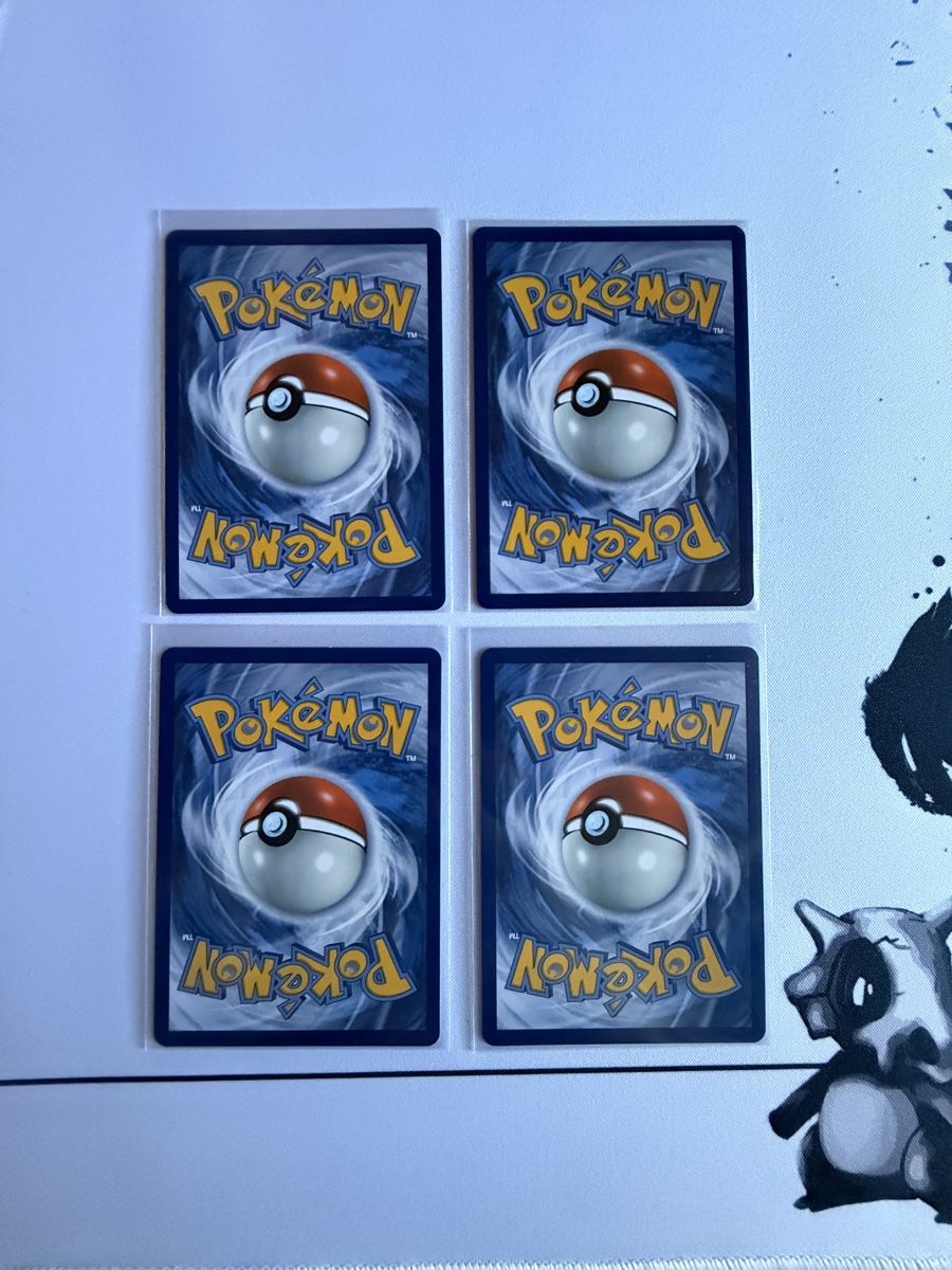 Pokémon Carte collezionabili: 4 Pokémon-Karten ‚Pokéball‘ – Nuovo (secondo la descrizione) da Elsau venduto da mintgreen1 1
