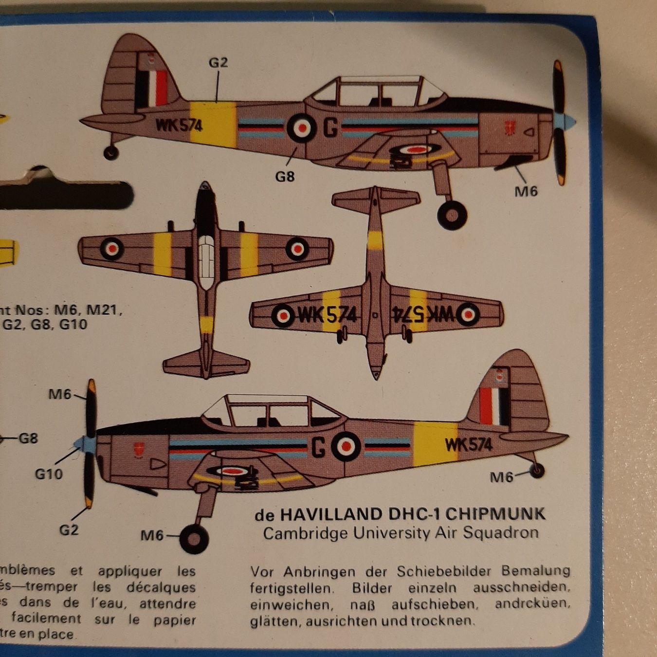 Airfix Kit di modellismo & Modellini statici: 127 ... D.H. DHC-1 Chipmunk T.10 ... Airfix 01054 ... NEU – Nuovo e nell'imballaggio originale da Bonstetten venduto da Benibanny59 2