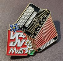 H524B - Pin Pin Handorgel VZ + JV NWS Record Musik Schweiz