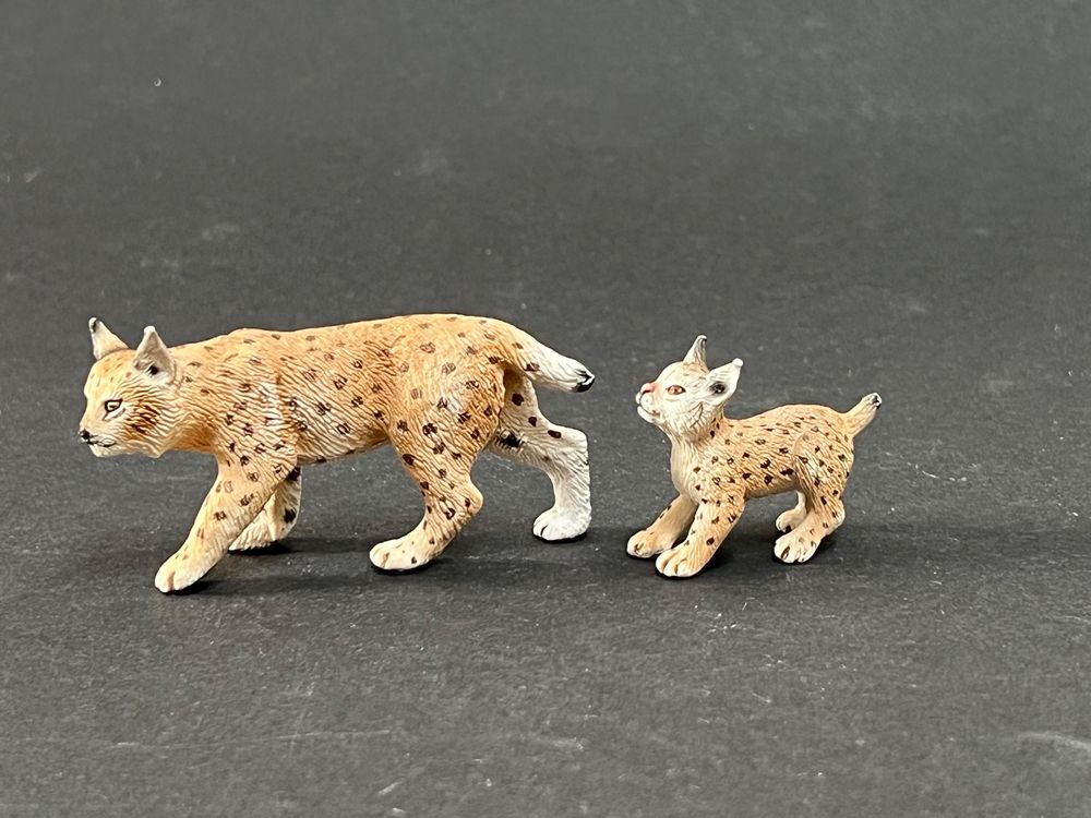 Schleich Luchs Luchsweibchen Luchsjunges | Kaufen auf Ricardo