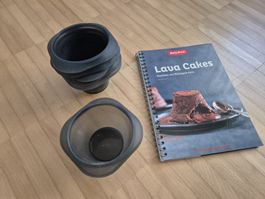 Betty Bossi 6 Lava Cupcakes Backformen & Backbuch