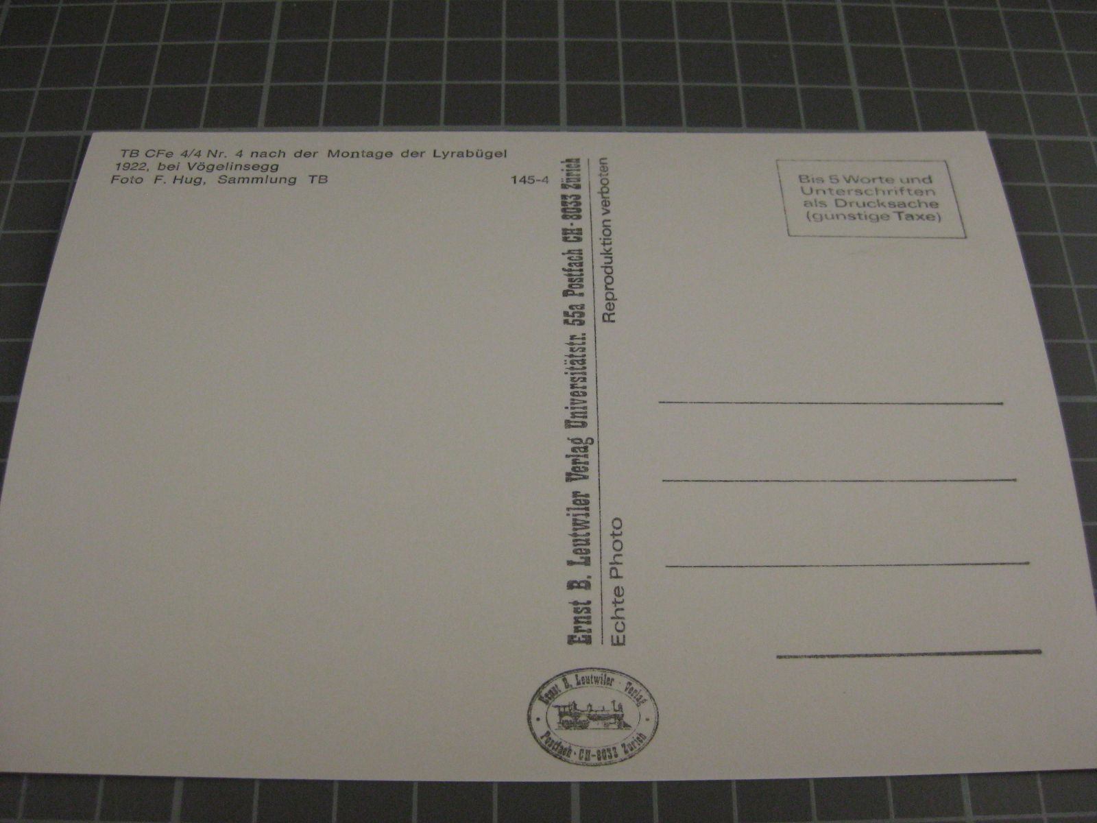 Cartoline postali: AK Vögelinsegg mit Zug – Nuovo (secondo la descrizione) da Malters venduto da Marosko 1
