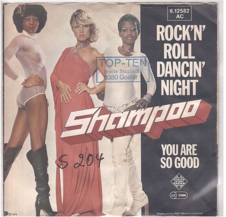 Dischi in vinile: Shampoo  --  Rock`n roll dancing night  Single7 – Usato da Oberwil (Dägerlen) venduto da asteng