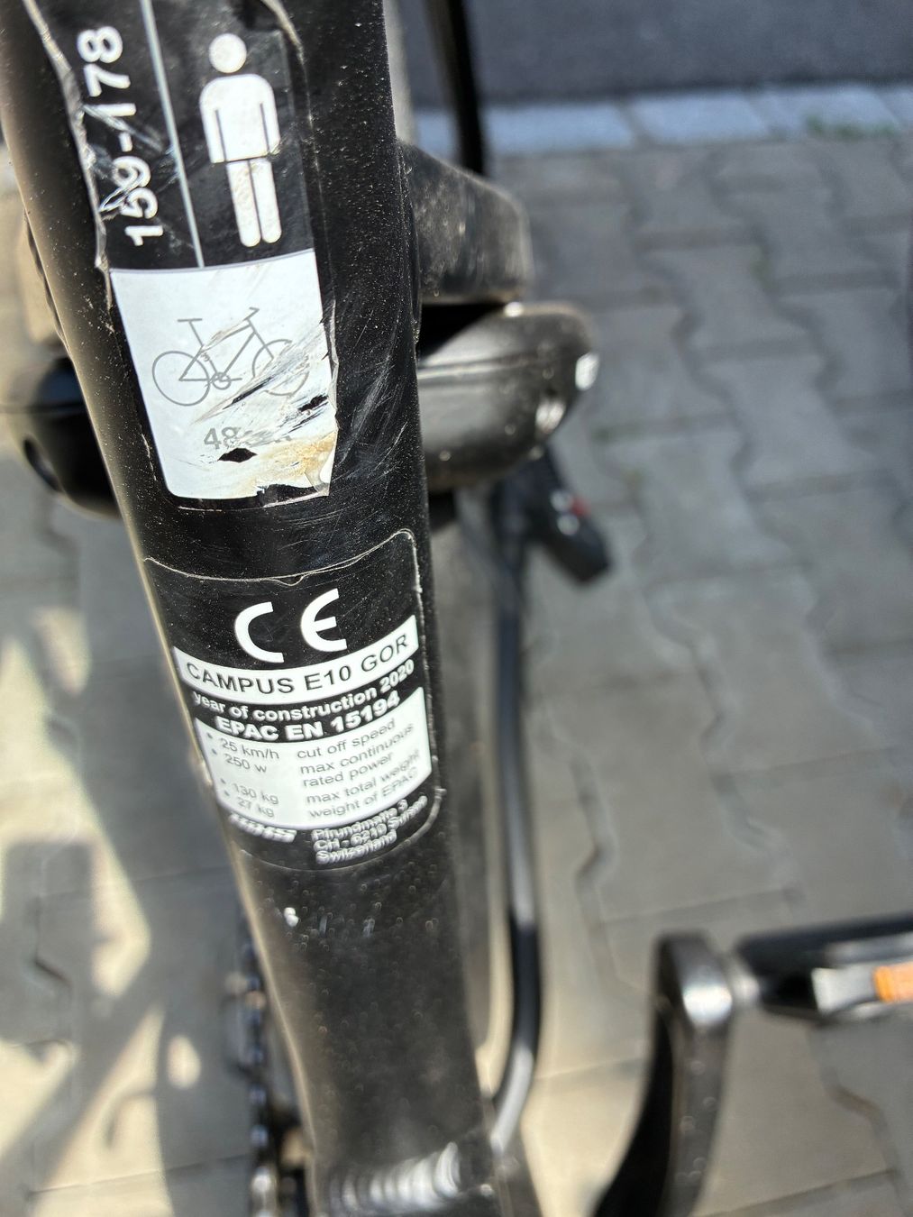 Biciclette: E-Bike Campus E10 GOR defekt – Difettoso da Hedingen venduto da gf_ricard 3