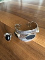 925er Silber Armband mit Onyx und passenden Ring