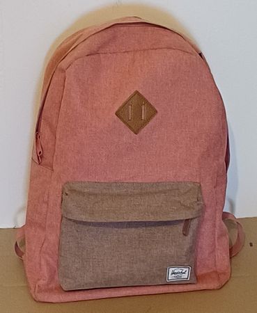 HERSCHEL HERITAGE Rucksack NEU & UNGEBRAUCHT Rosa/Braun