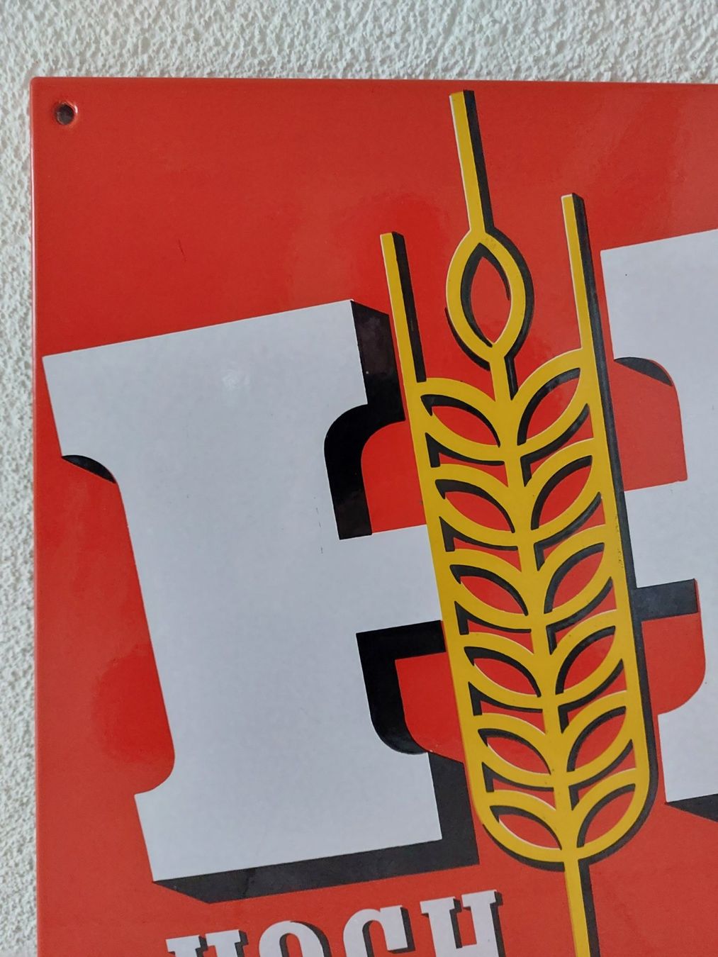Feldschlösschen Insegne: Emailschild Hochdorfer Bier plaque émaillée – Usato da Schenkon venduto da Elbarto007 1