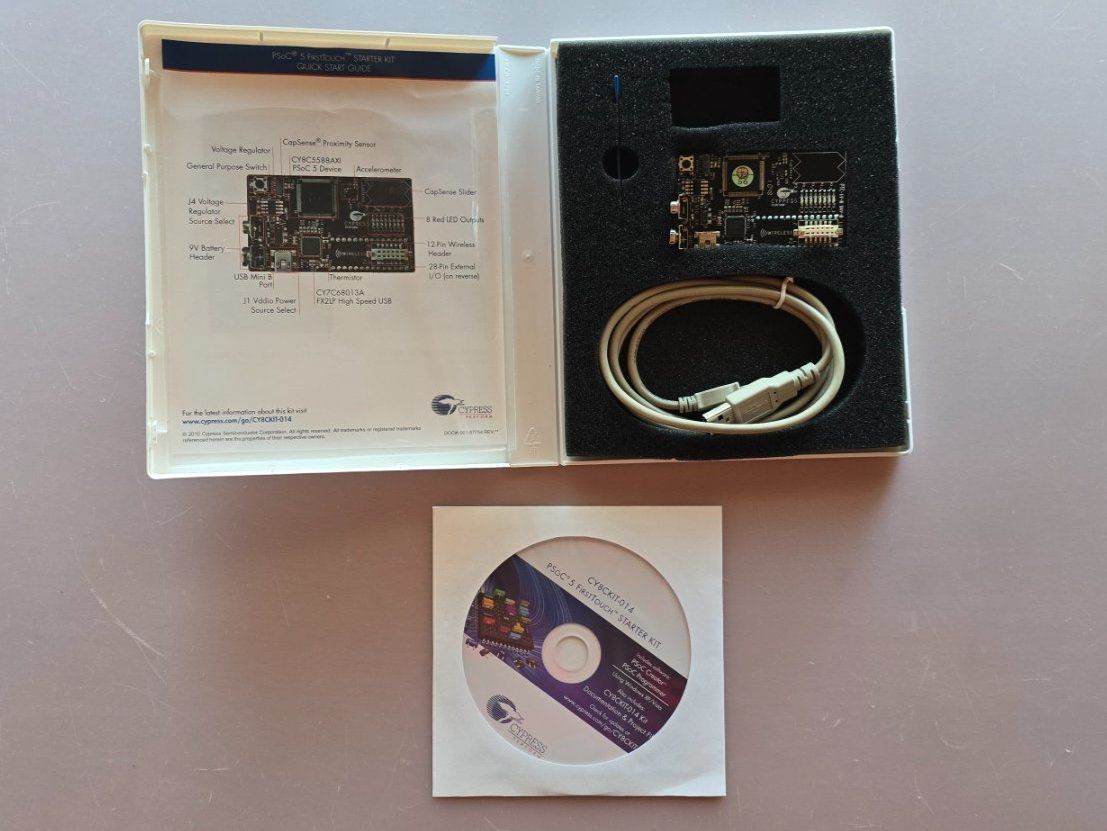 Componenti elettronici: PSOC 5 FirstTouch Starter Kit (ARM CORTEX-M3 konfigurierbar) – Nuovo (secondo la descrizione) da Weinfelden venduto da Partner 1