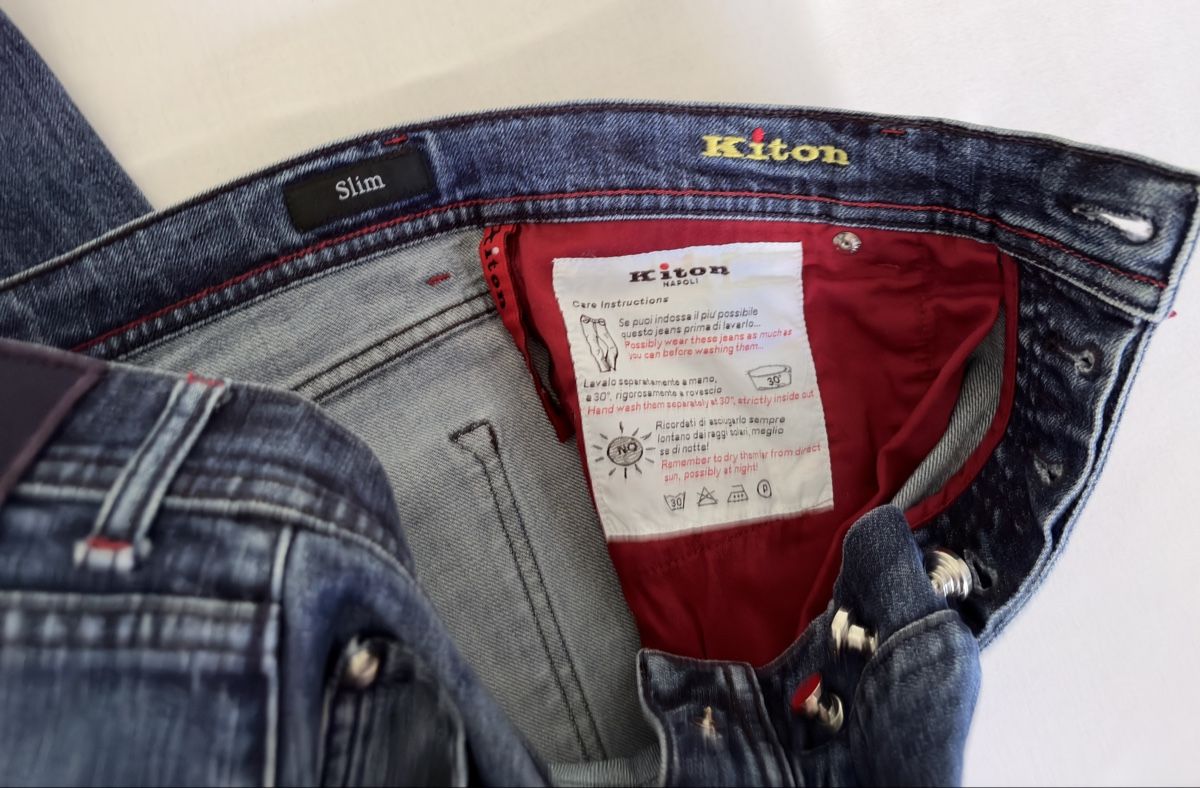Kiton Jeans: Kiton Napoli slim Jeans W36 (defect) – Difettoso da Zürich venduto da ojr_x59l 5