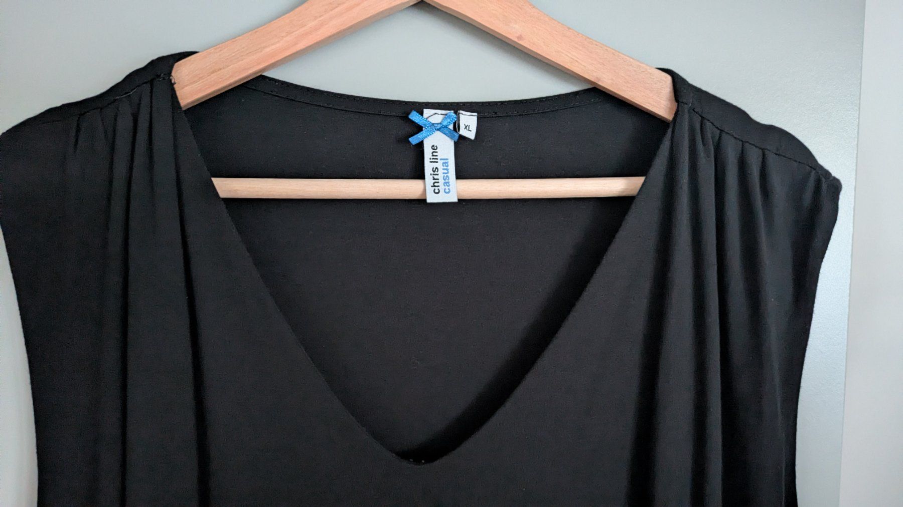 Kleider: Vestito nero Chris line taglia XL – Neu (gemäss Beschreibung) aus Claro von Dona1785 1