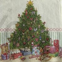 Serviette christbaum 25x25 (w383) 3Stk.