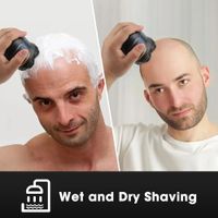 Glatzen Rasierer Herren Kopfrasierer Wasserdicht Kopf Rasier