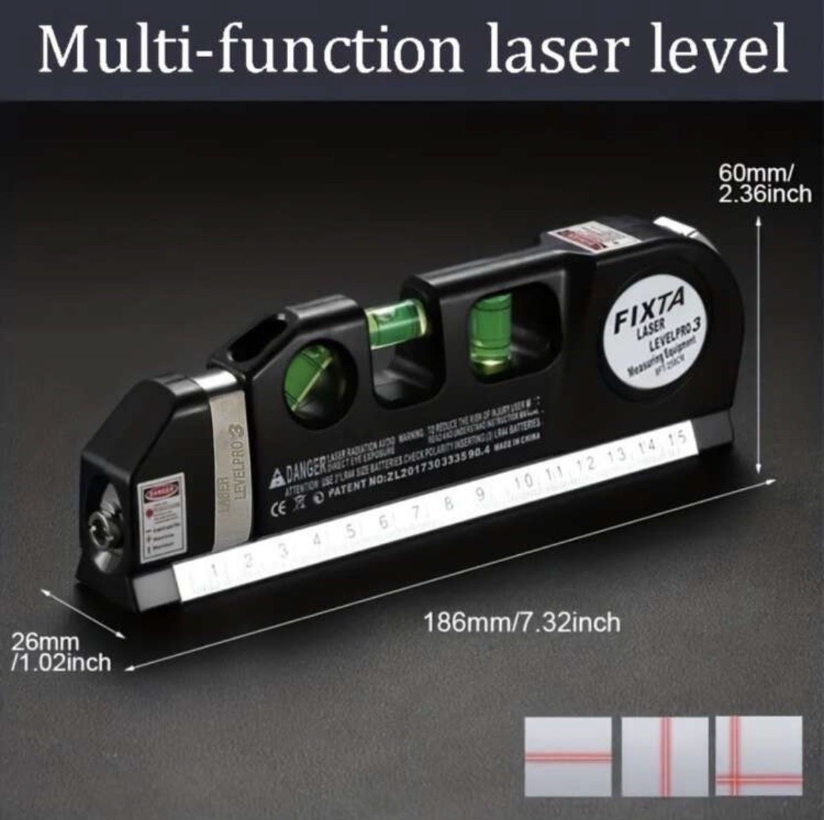 Mesurer: Multifunktion Laser-Wasserwaage mit Messband. – Neuf avec emballage d'origine à Emmenbrücke par ShopDirect 1
