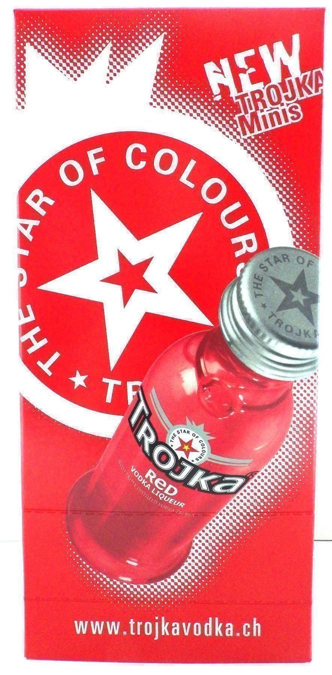 Trojka Spirituosen: Trojka Red Dispenser mini – Neu und originalverpackt aus Menziken von Beguan