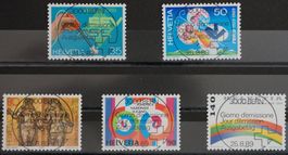CH - Werbemarken - SBK Nr. 777-781 - ET Vollstempel