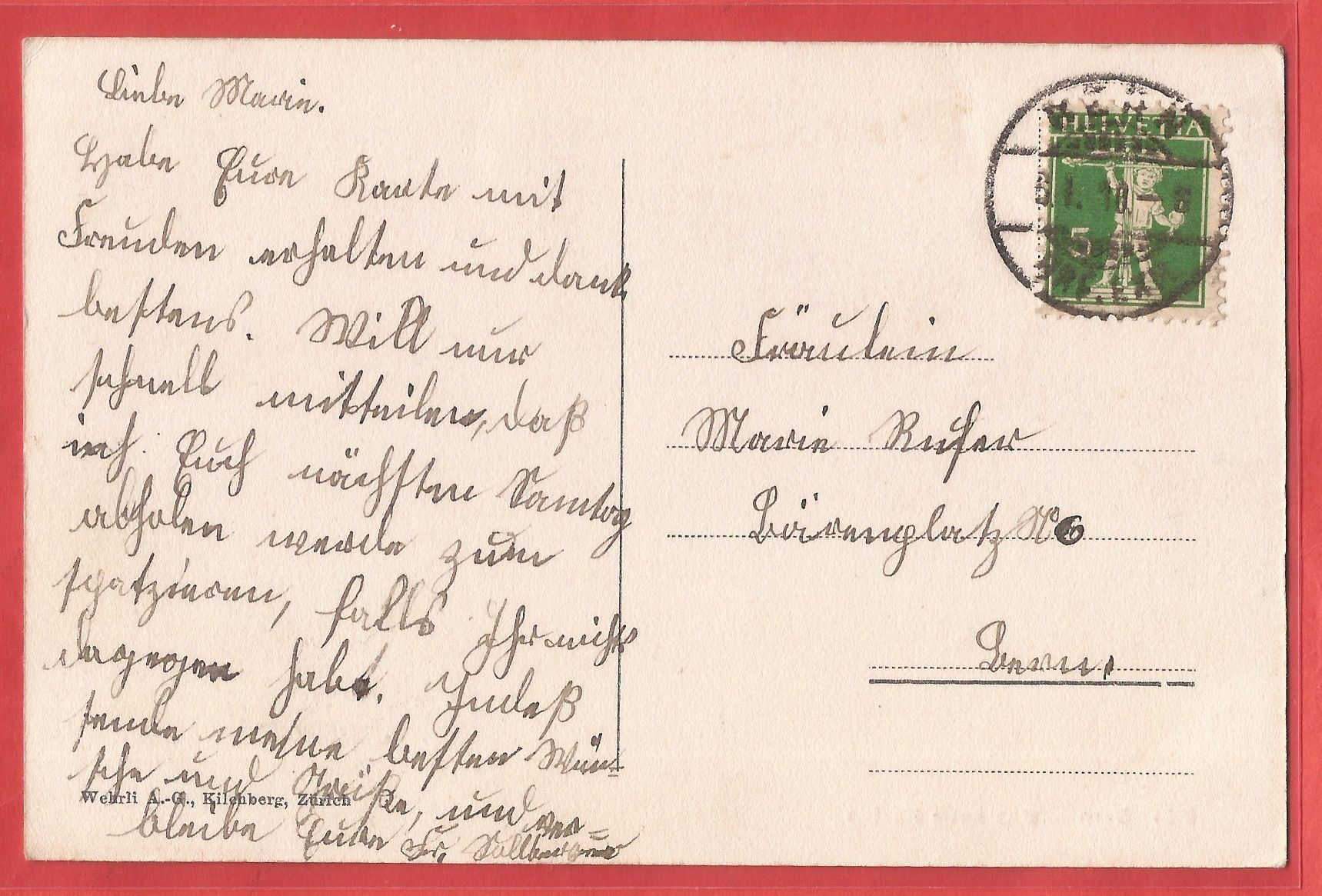 Cartoline postali: Bern - Das neue Kasino mit Tram - 1910 – Usato da Fislisbach venduto da Porano 1
