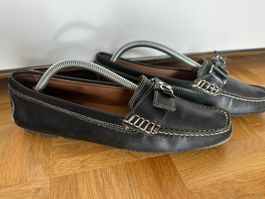 Navyboot Loafers Leder Mokassins Gr. 37