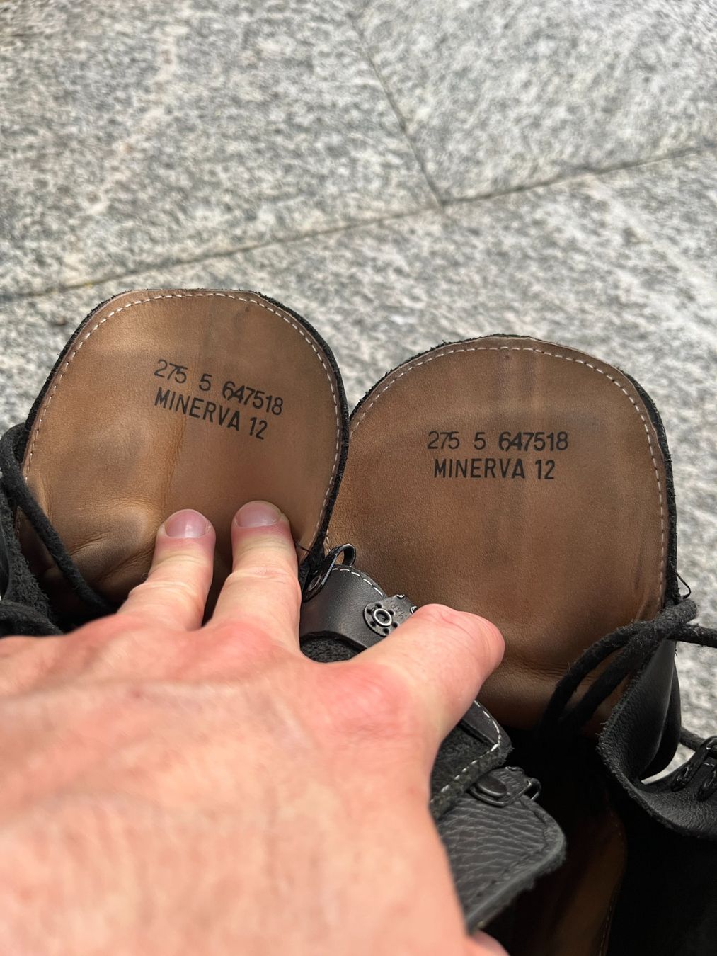 Schweizer Armee Scarpe da uomo: Militärstiefel Leder - Minerva 12 – Usato da Rubigen venduto da Markus_45 4