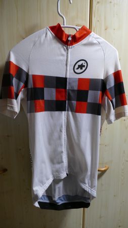 Assos Radtrikot kurzarm Herren weiss Grösse L guter Zustand